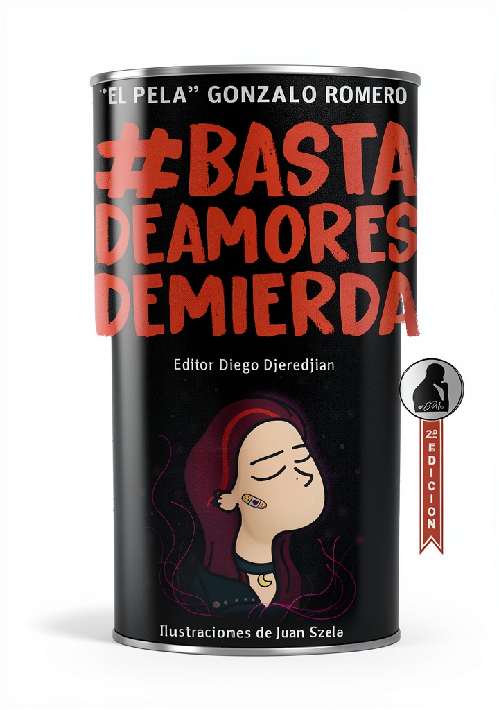 Reading Basta de Amores de Mierda eBook – Spanish Growth Diego Djeredjian on a Kindle tablet
